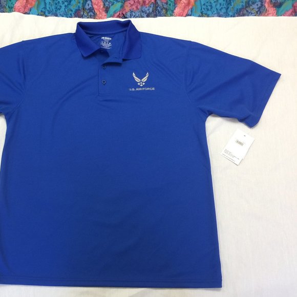🦚🦚🦚 NWT DRI DUKE US AIR FORSE MENS SHIRT SIZE XL 🦚🦚🦚 - Picture 3 of 9